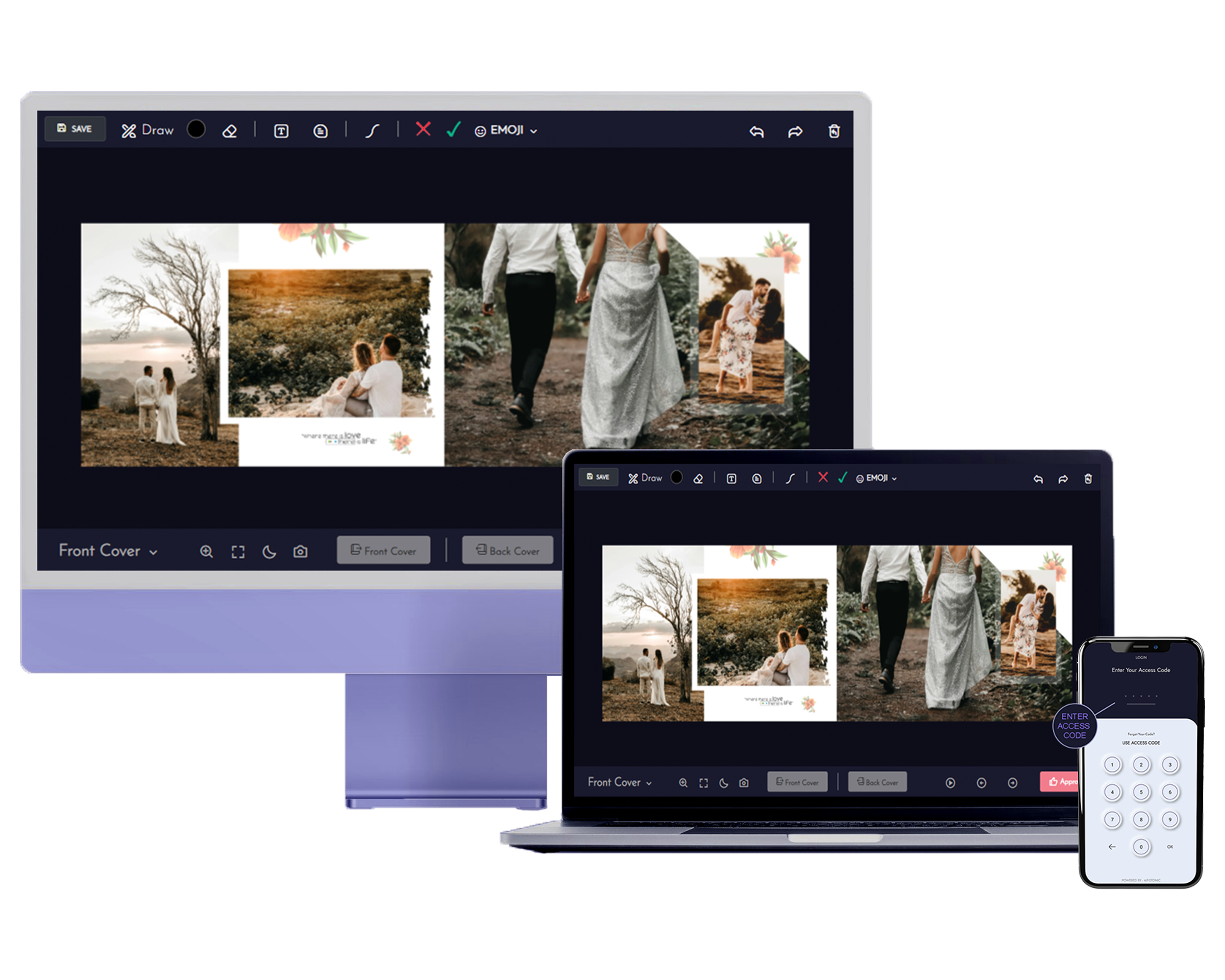 E-Album on Web and Android App - AiFotonex